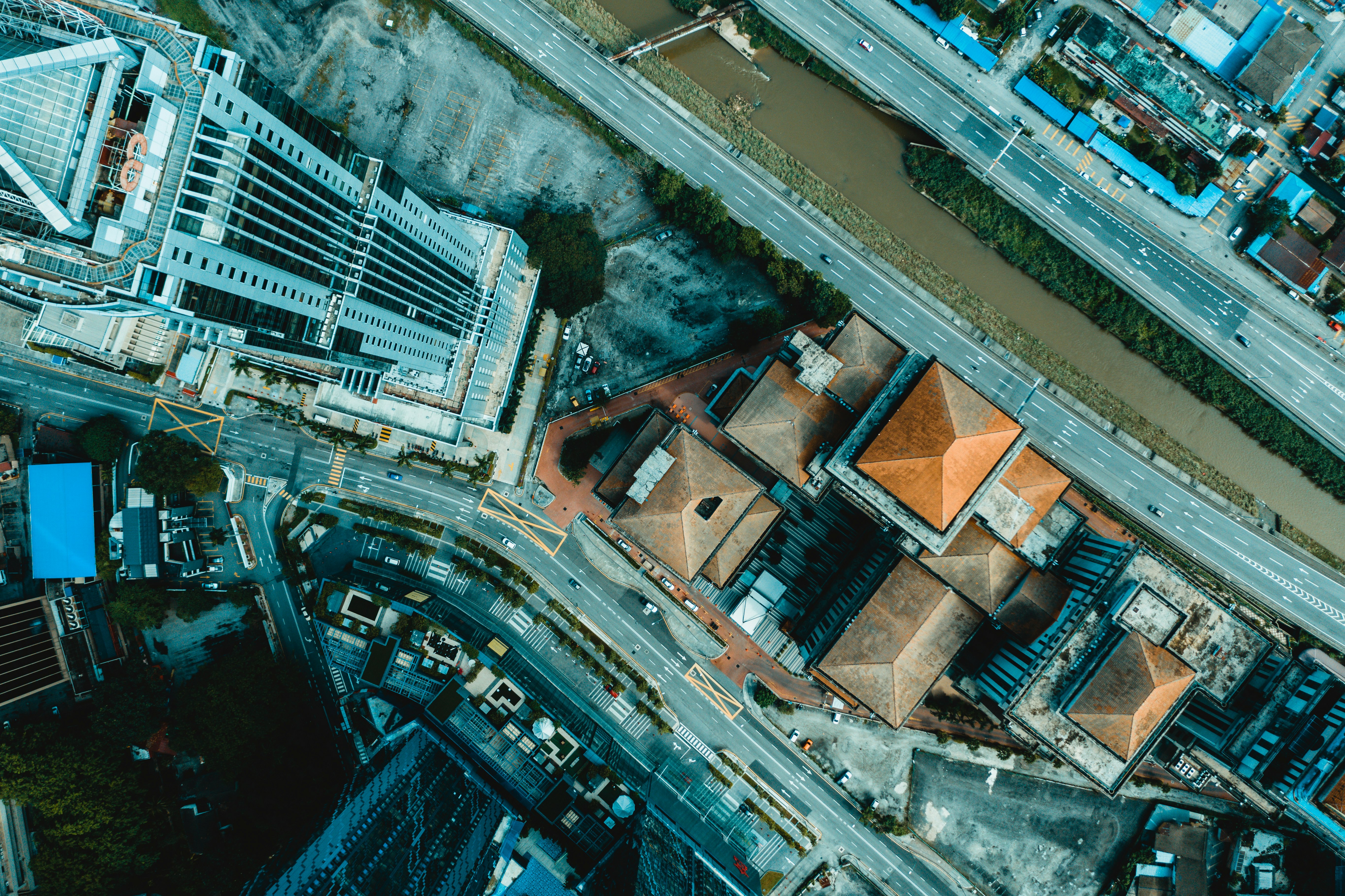 aerial view of city buildings during daytime